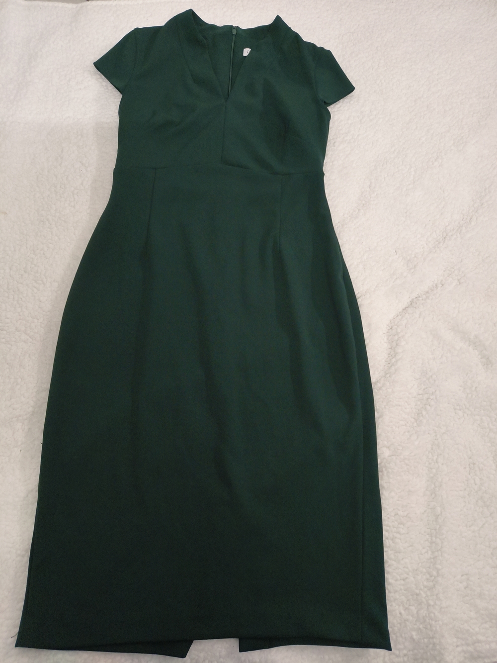 Calvin Klein Deep Green Midi Sheath Dress